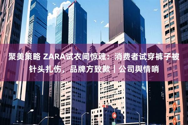 聚美策略 ZARA试衣间惊魂：消费者试穿裤子被针头扎伤，品牌方致歉｜公司舆情哨